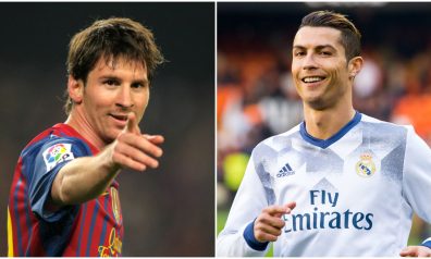 Messi ar Ronaldo