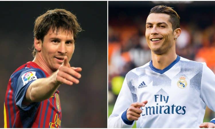 Messi ar Ronaldo